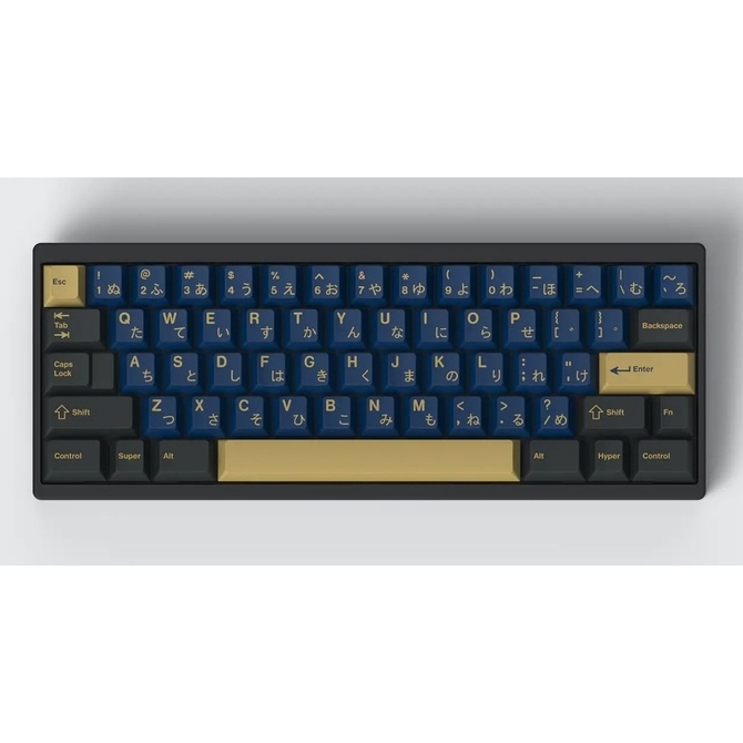 Keycap Cho Bàn Phím Cơ GMK Samurai Blue Thick PBT Cherry Profile 129 Phím của 88PC