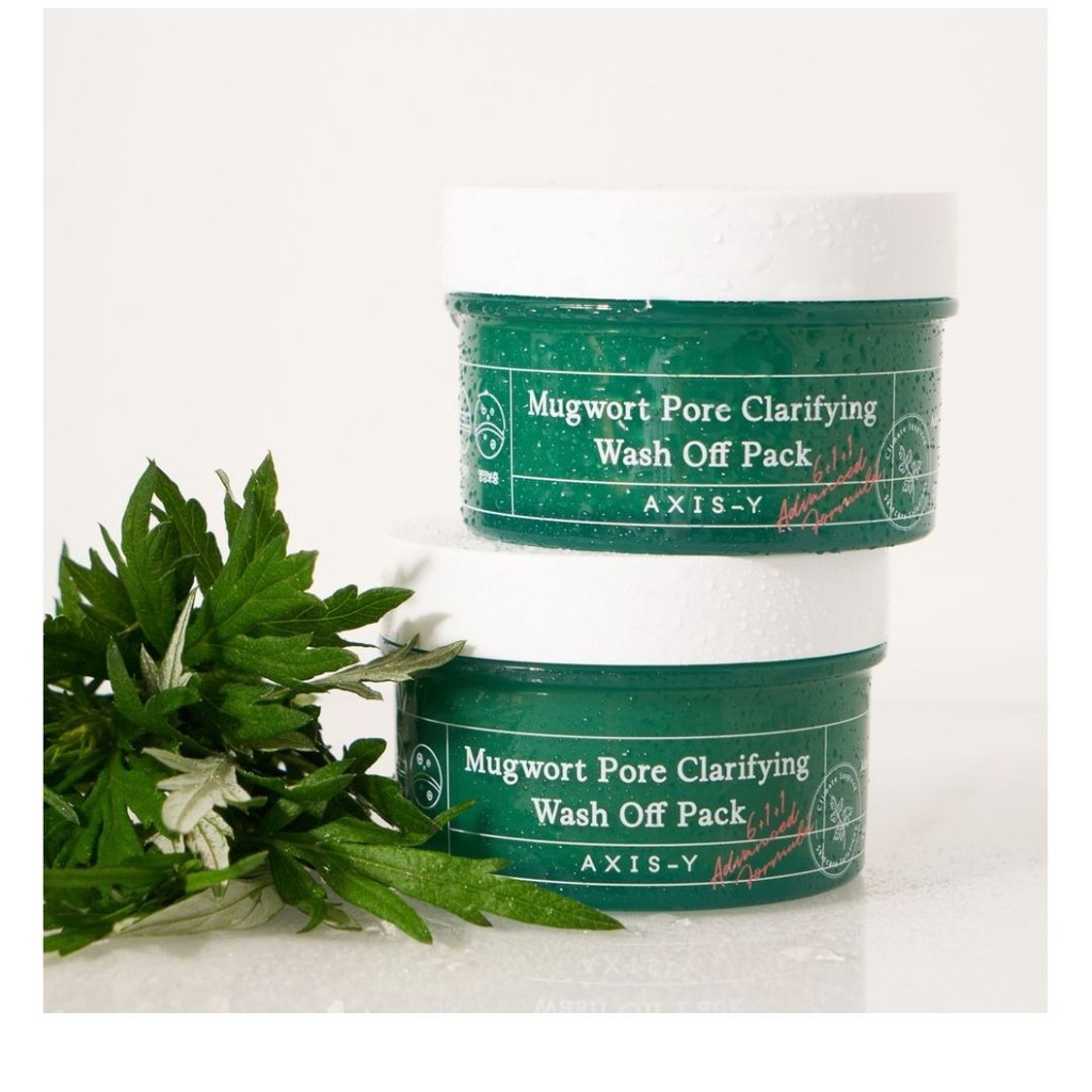 Mặt Nạ Rửa AXIS-Y Mugwort Pore Clarifying Wash Off Pack (axis-y ; axisy)