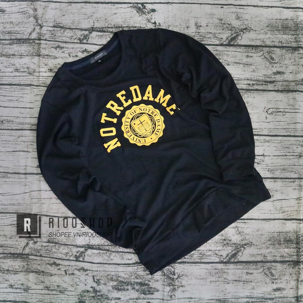 Áo thun nam tay dài hàn quốc notre cá tính RKL034 - áo phông nam dài tay đẹp Riooshop | BigBuy360 - bigbuy360.vn