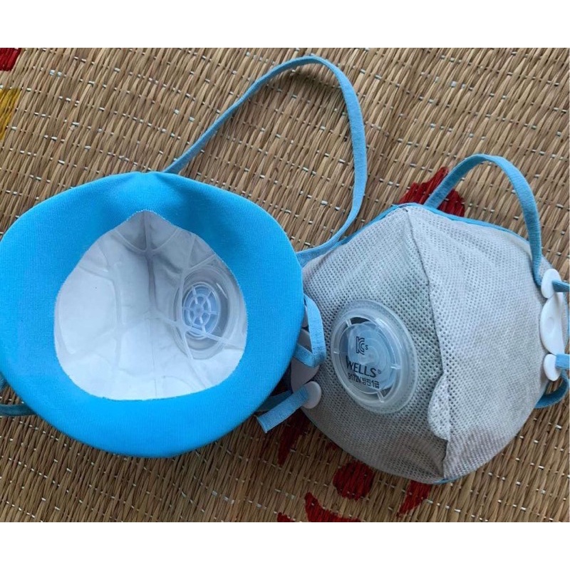 Khẩu trang C9172v Hàn Quốc có van thở dày hơn c750v chống độc, lọc bụi