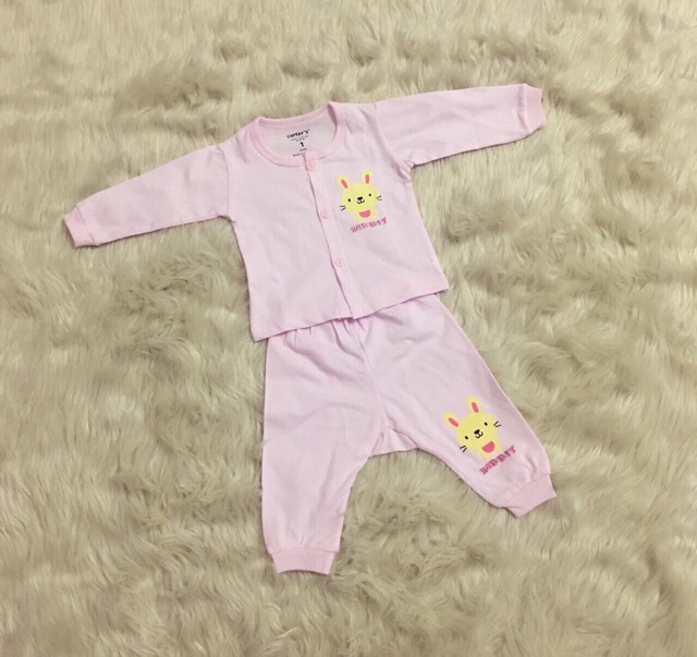 Bộ carter dài cotton cho bé