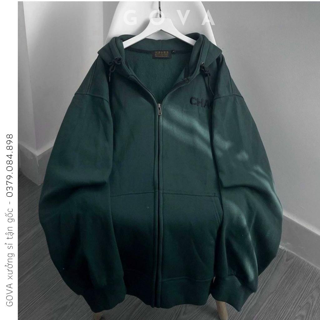 Áo Khoác Nỉ CHAOS Nam Nữ Form Rộng BomberUnisex Chất Vải Nỉ Hình In Đẹp GOVA