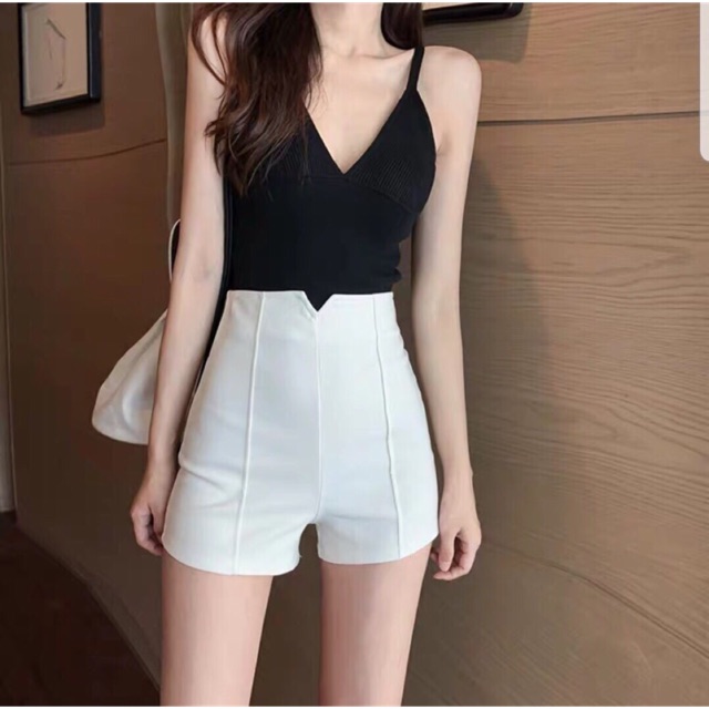 [RẺ VÔ ĐỊCH] Quần short eo cao chất kaki
