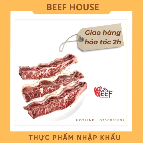 Sườn bò Mỹ có xương nướng 500g (hạng Choice)