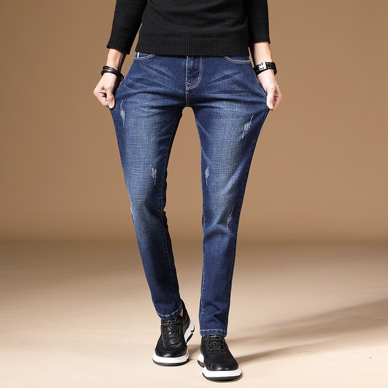 Quần jean nam co giãn ống 15-16cm JN2834