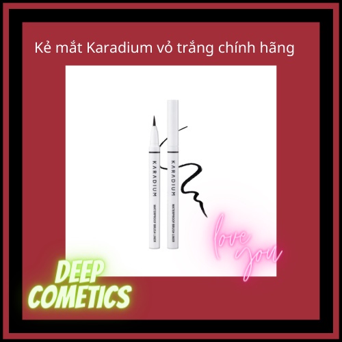 Kẻ Mắt Karadium Waterproof Mẫu Mới , Eyeliner siêu lì mịn .