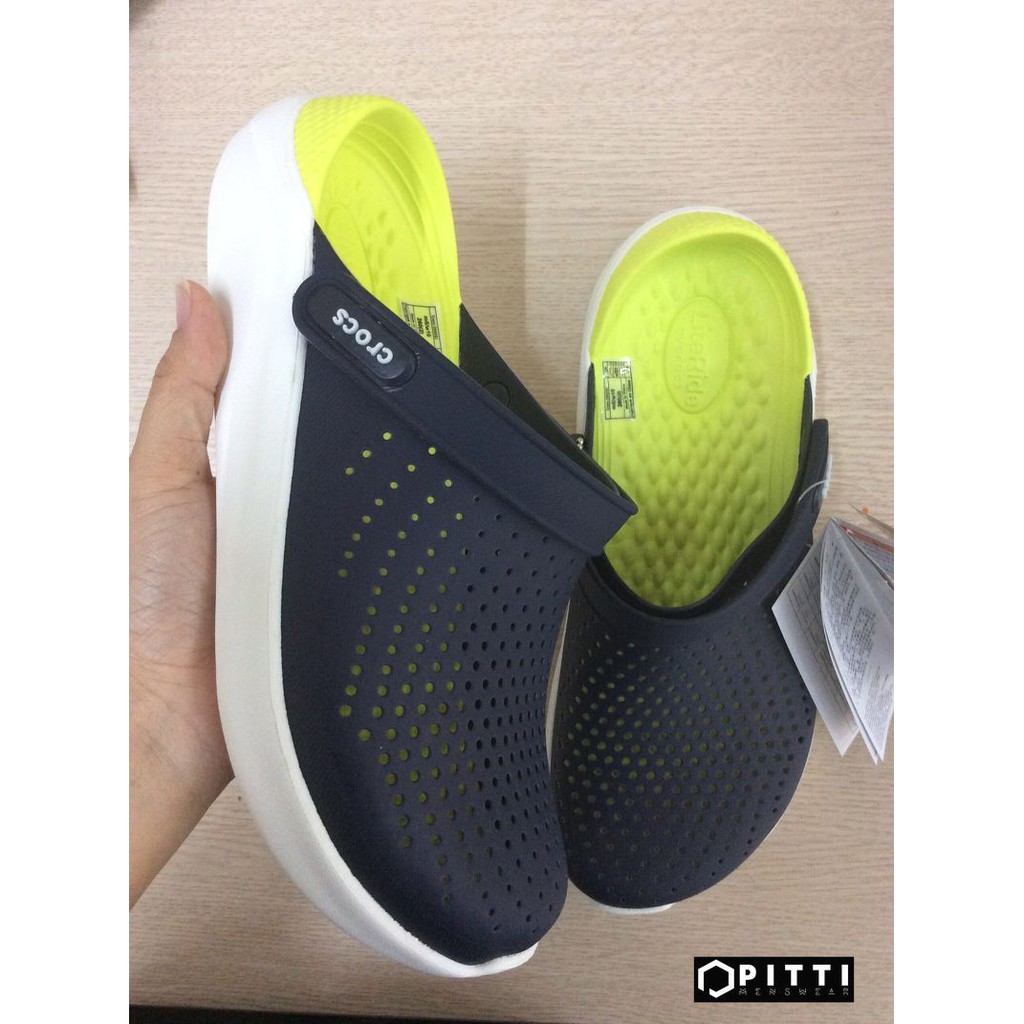 Dép cross literide Nam bịt đầu quai ngang hàng xuất khẩu full box đủ 8 màu, 8 size