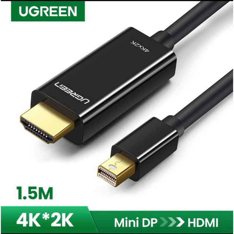 Ugreen Dây Cáp Chuyển Đổi Từ Cổng Mini Display Port Sang Hdmi 4k X 2k - Ugreen Thunderbolt Sang Hdmi