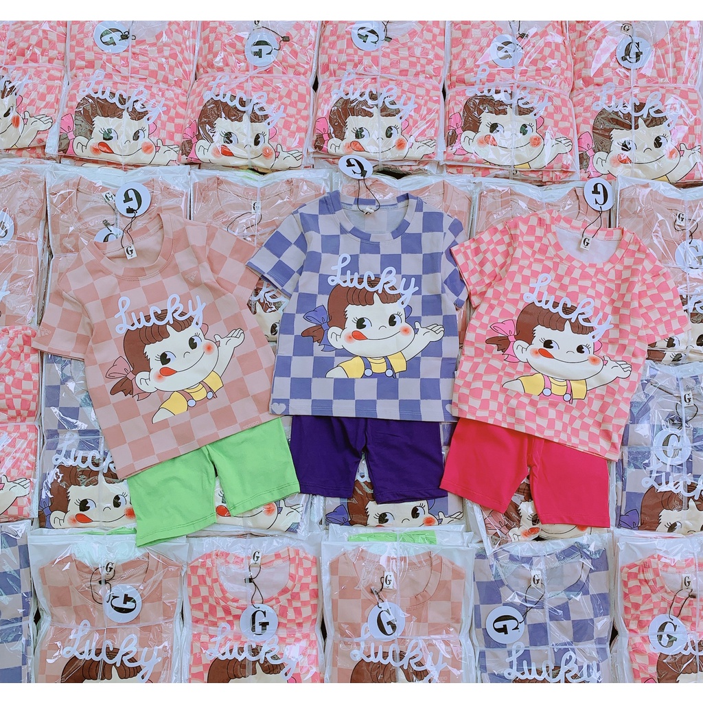 Lyvyshop - (Hàng đẹp) Bộ quần áo bé gái siêu dễ thương từ 09-28kg