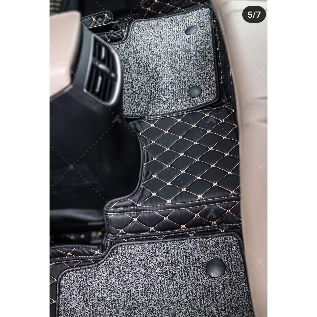 Thảm lót sàn 6D da Pu cao cấp cho xe Huyndai Accent 2018 - 2023,không mùi chống thấm nước tuyệt đối