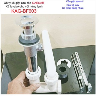 VẢ LAVABO CHO VÒI NÓNG LẠNH CAESAR KAG-BF603