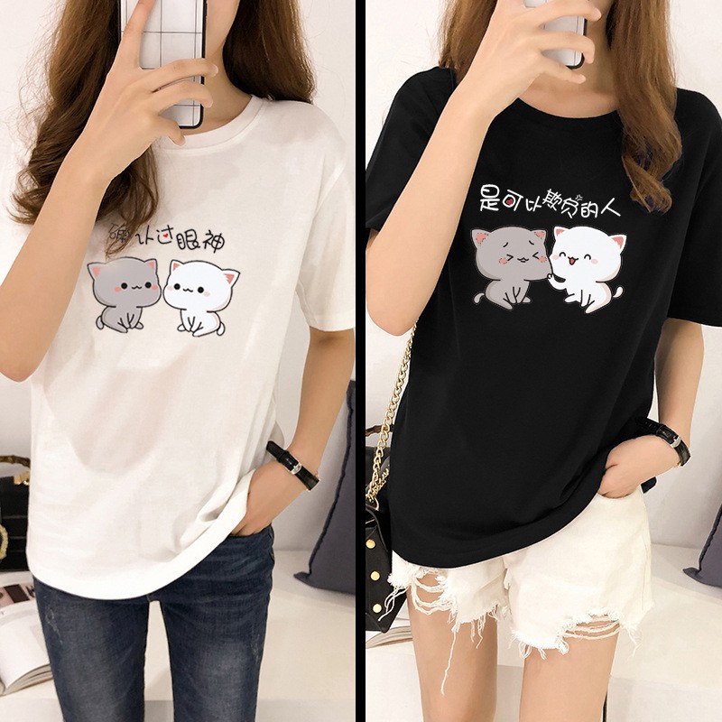 Áo Thun Tay Ngắn Dáng Rộng Trẻ Trung Năng Động Hợp Thời Trang