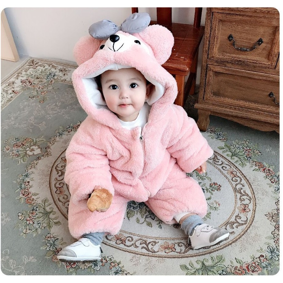 Body Gấu Lông Mềm Mịn Sịn Ủ Ấm Cho Bé Sơ Sinh - Hàng Quảng Châu Loại 1 Cao Cấp