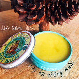 - Sáp bôi chống muỗi hữu cơ Badger hộp 56gr