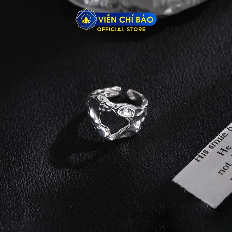 Nhẫn bạc nữ Jasmine chất liệu bạc Thái 925 thời trang phụ kiện trang sức nữ thương hiệu Viễn Chí Bảo N000719