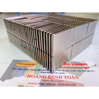 Nam châm chữ nhật loại 30x20x3mm nam châm đất hiếm