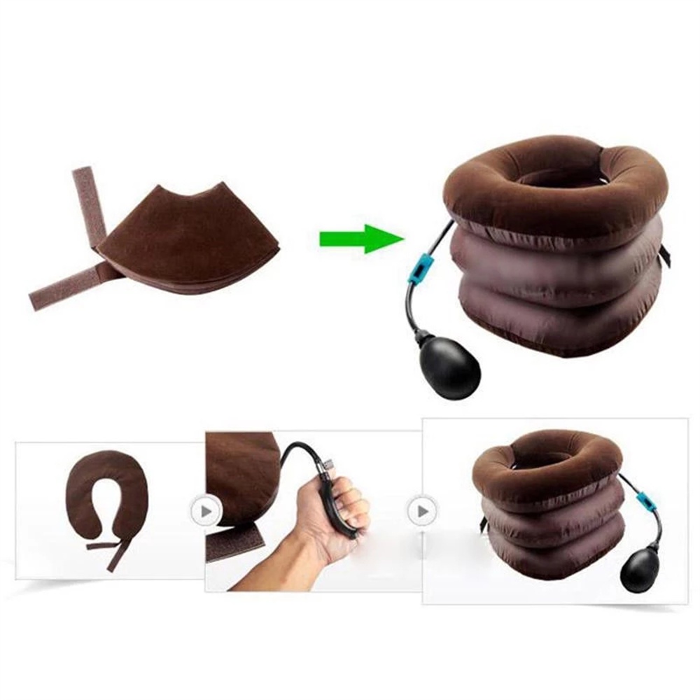 Đai hơi kéo dãn cổ hình chữ U hỗ trợ vai lưng đầu