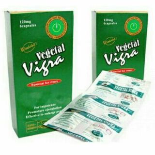 Vegetal Vigra 120Mg hộp 6 viên - Giúp cương cứng kéo dài thời gian quan hệ