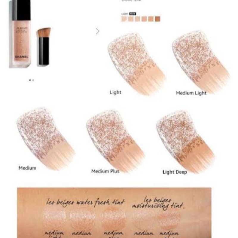 Kem nền tươi Chanel Les beiges Eau De Teint Tông 10 Light