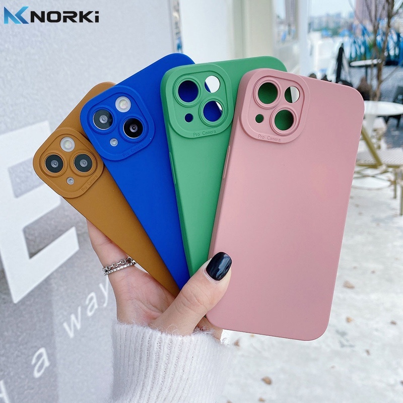 Ốp Điện Thoại Silicon Mềm Hình Trái Đất Nhiều Màu Sắc Bảo Vệ Camera Cho iPhone 7Plus 8Plus SE 2020 7 8 6 6S Plus 12Mini 13Mini