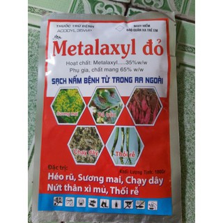 THUỐC TRỪ BỆNH ACODYL 35WP METALAXYL ĐỎ 100GRAM SẠCH NẤM BỆNH TỪ TRONG RA NGOÀI887