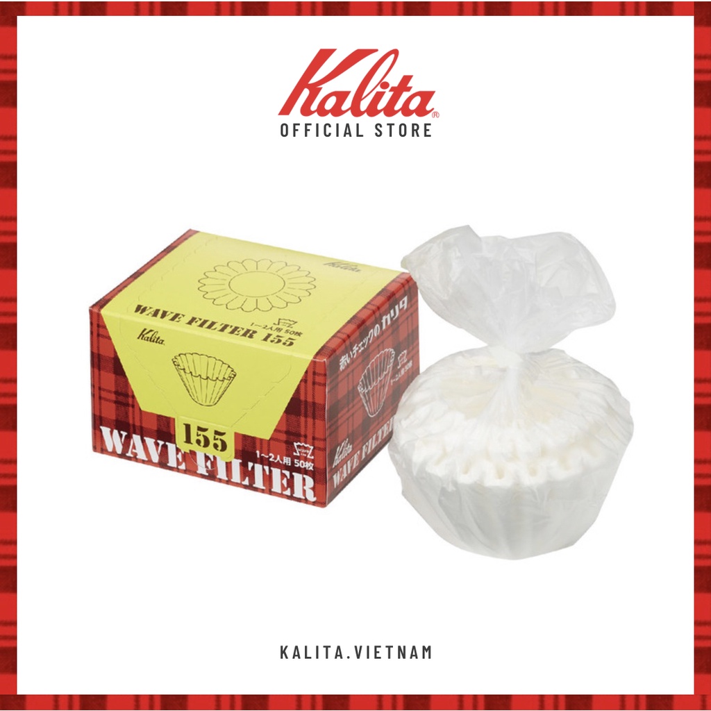 Giấy lọc cà phê Kalita wave 155 - 50 tờ coffee filter
