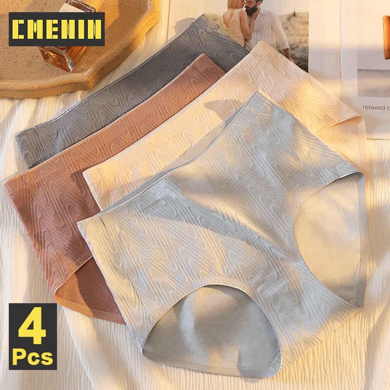 Bộ 4 Quần Lót Lưng Cao Gợi Cảm Cho Nữ MM2413