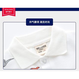 ÁO THUN POLO KHỦNG LONG BÉ TRAI