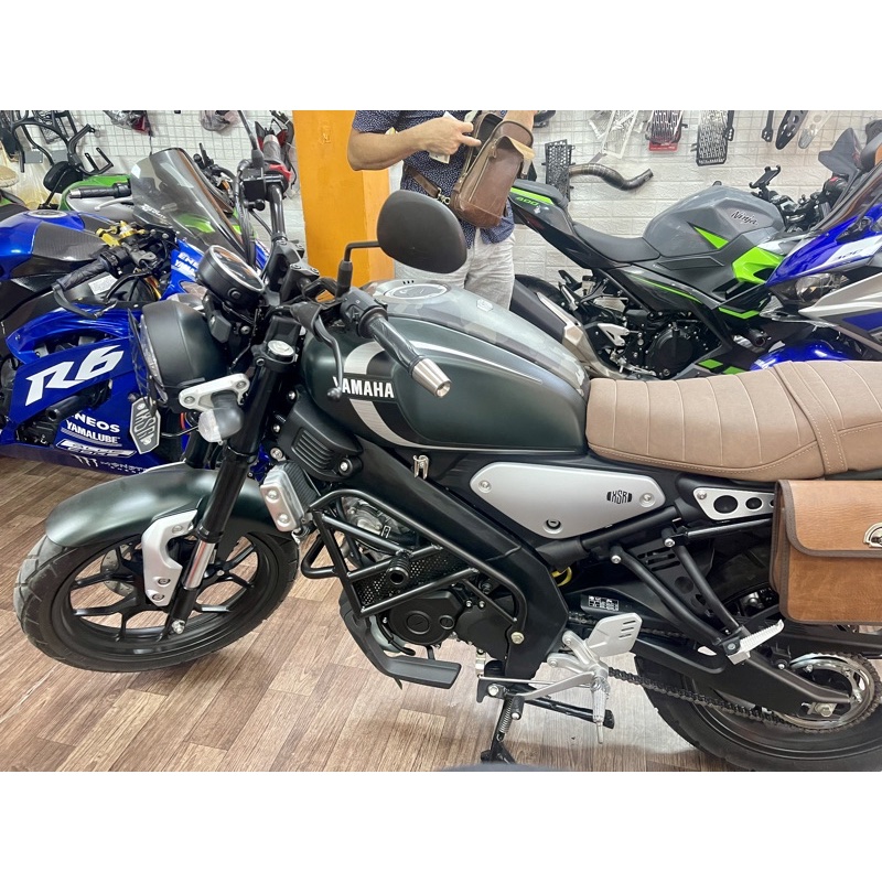 Khung chống đổ kèm lưới bảo vệ động cơ Yamaha XSR 155 mẫu mới