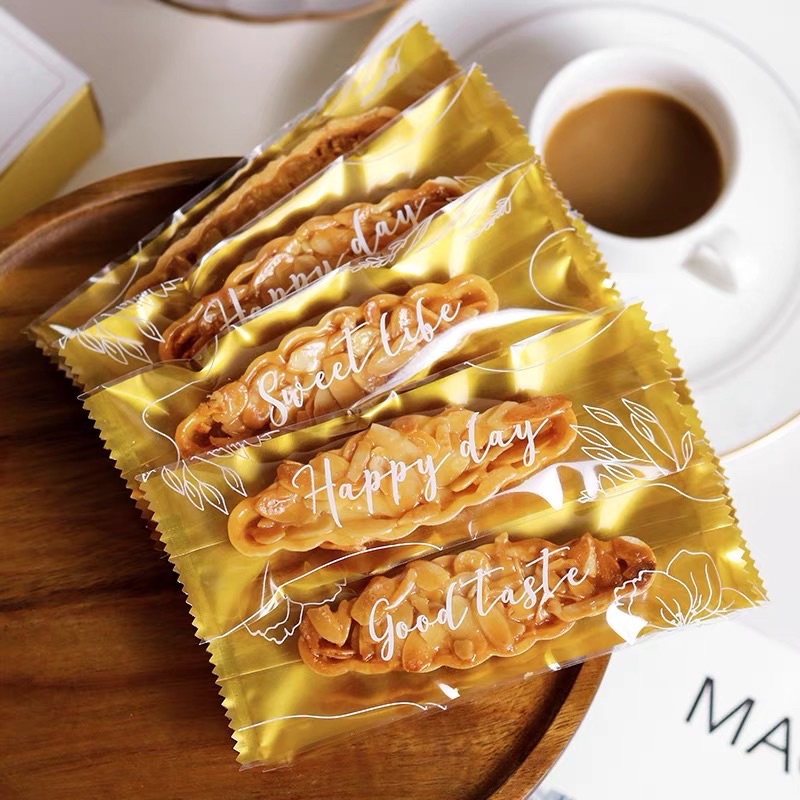 Túi bánh đế thuyền happiness - set 100 cái