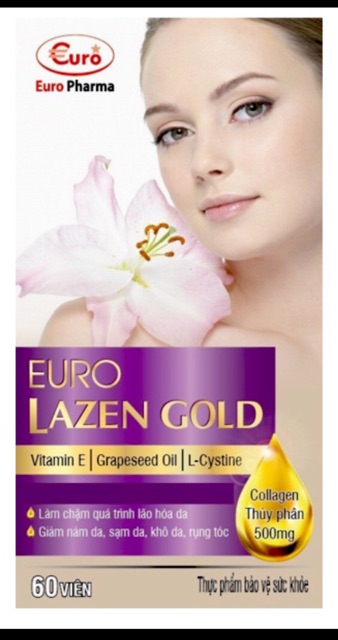 ✅viên uống EURO LAZEN GOLD đẹp da