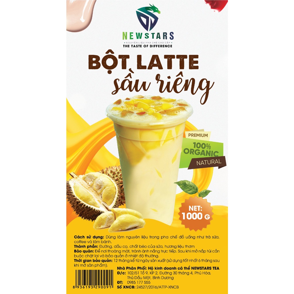 Latte Sầu Riêng
