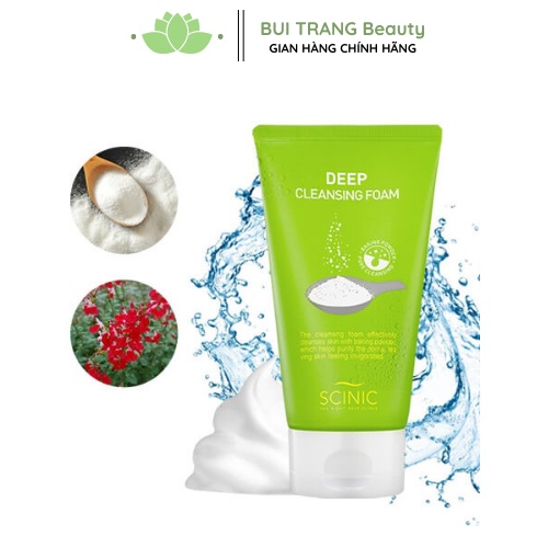 Sữa Rửa Mặt SCINIC Deep Cleansing Foam 150ml