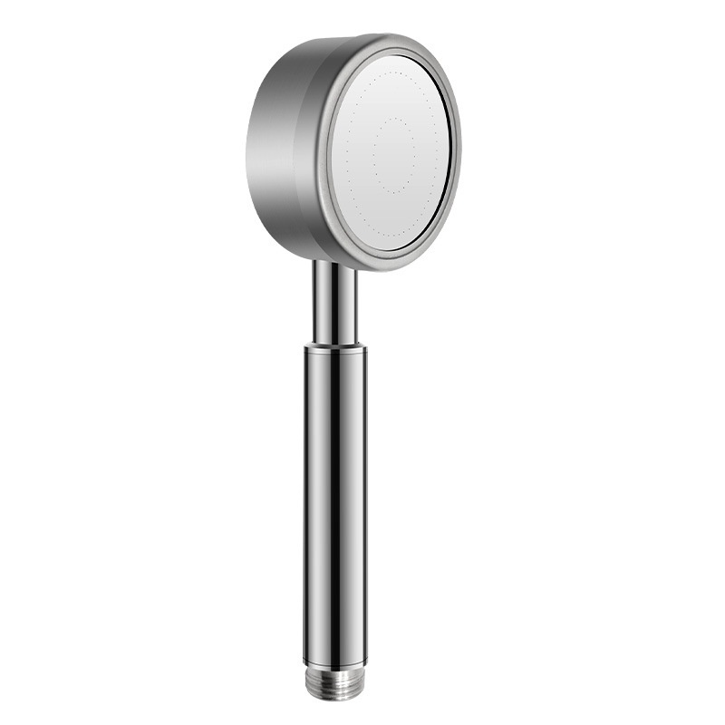 Vòi sen tăng áp inox 304 mờ có lọc nước - chống rỉ sét, sử dụng cho cả nóng lạnh, Tia nước xoáy hình tháp