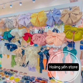 Bím nơ lụa cao cấp to chà bá hơn bàn tay 🥰