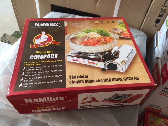 Bếp gas Namilux Compact NA-1811AS inox