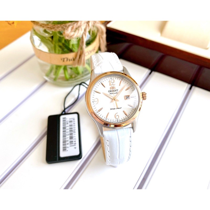 Đồng hồ nữ dây da Orient Automatic FER1Q003W0
