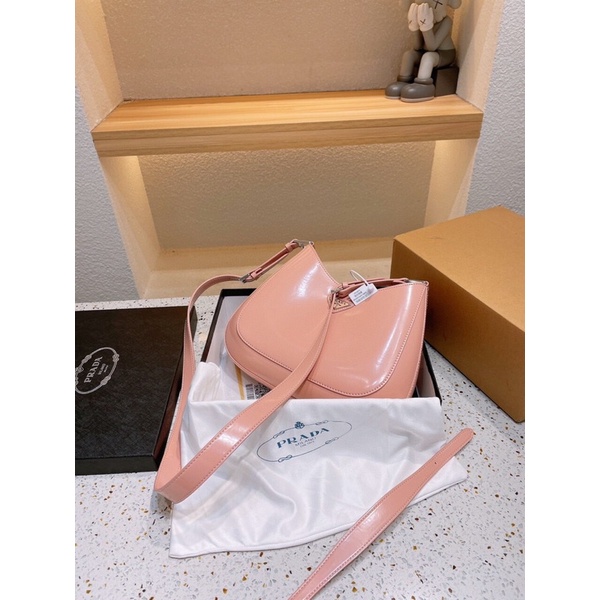 Túi xách P.R.A.D.A kẹp nách chất da thật sz 30 hàng order