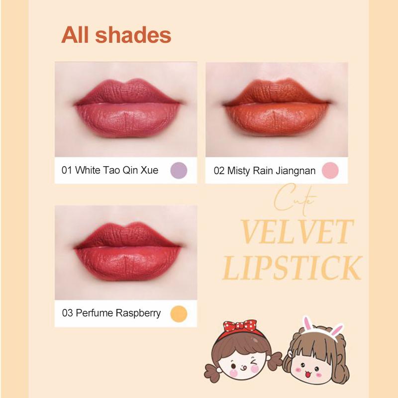 (Hàng Mới Về) Set 3 Thỏi Son Sáp Hengfang Tông Nhung Lì Chống Nước Lâu Trôi | BigBuy360 - bigbuy360.vn