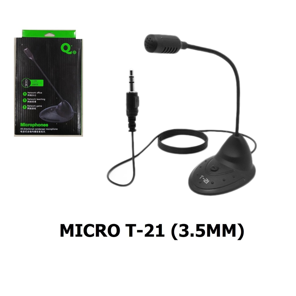 Micro hội nghị Straight T22 - Micro để bàn chuyên dụng cho học trực tuyến và hội thảo - Micro thu âm cho máy tính T-21 -