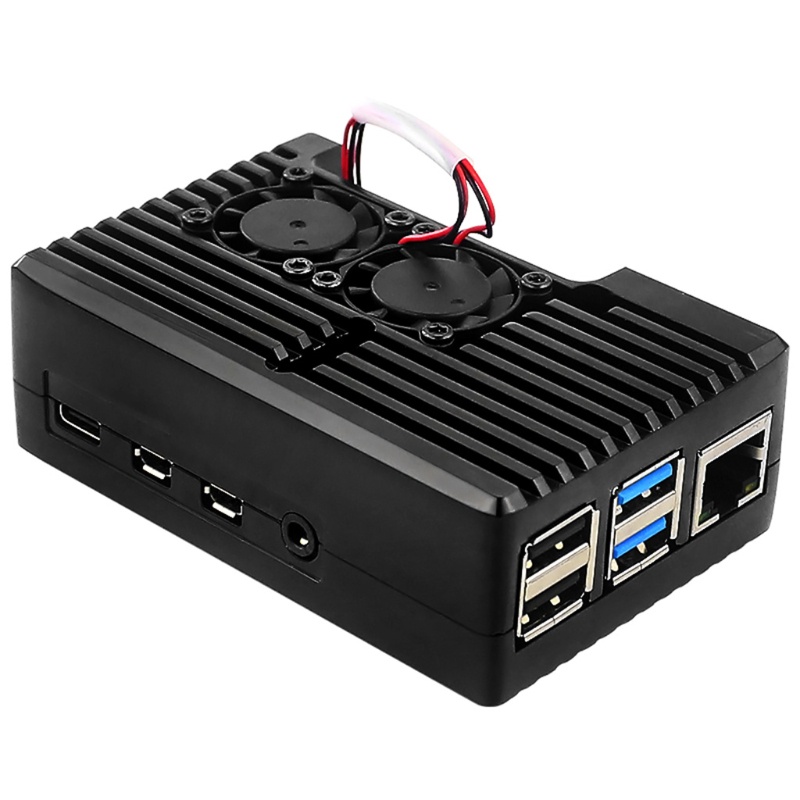 Vỏ Nhôm Bảo Vệ Cằm Raspberry Pi 4b Cho Rpi 4b / 3b + / 3b