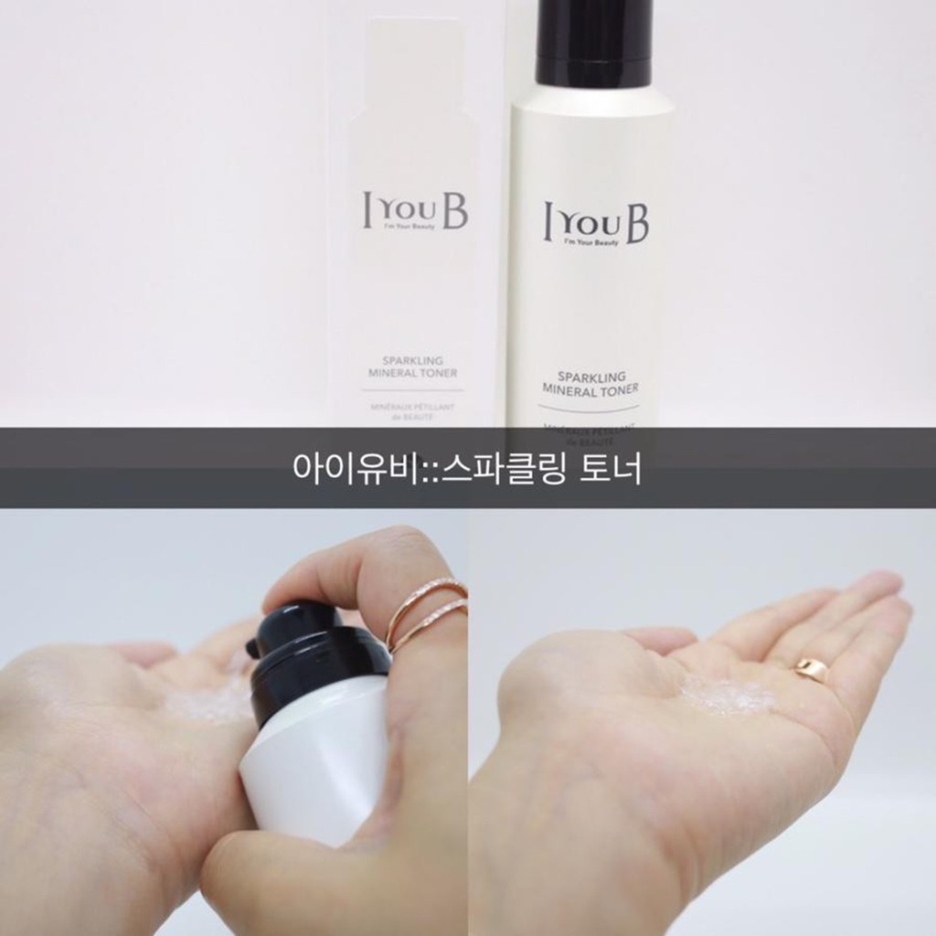 Toner Xịt Khoáng Dưỡng Ẩm, Làm Dịu Mát, Sáng Da IyouB Sparking Mineral Toner 160ml | BigBuy360 - bigbuy360.vn