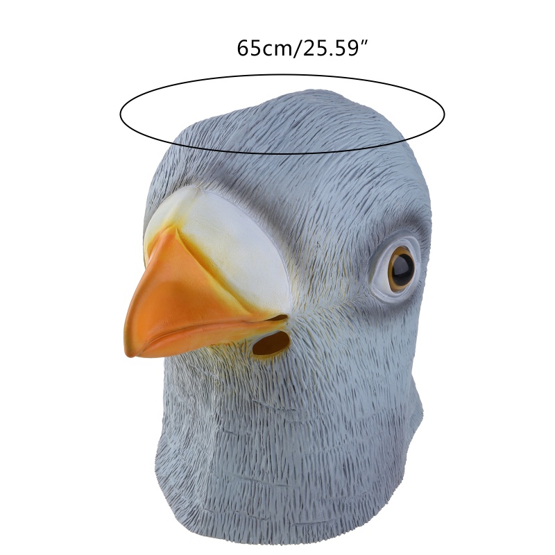 Mặt Nạ Đầu Chim Bồ Câu Không Độc Hại Hóa Trang Halloween