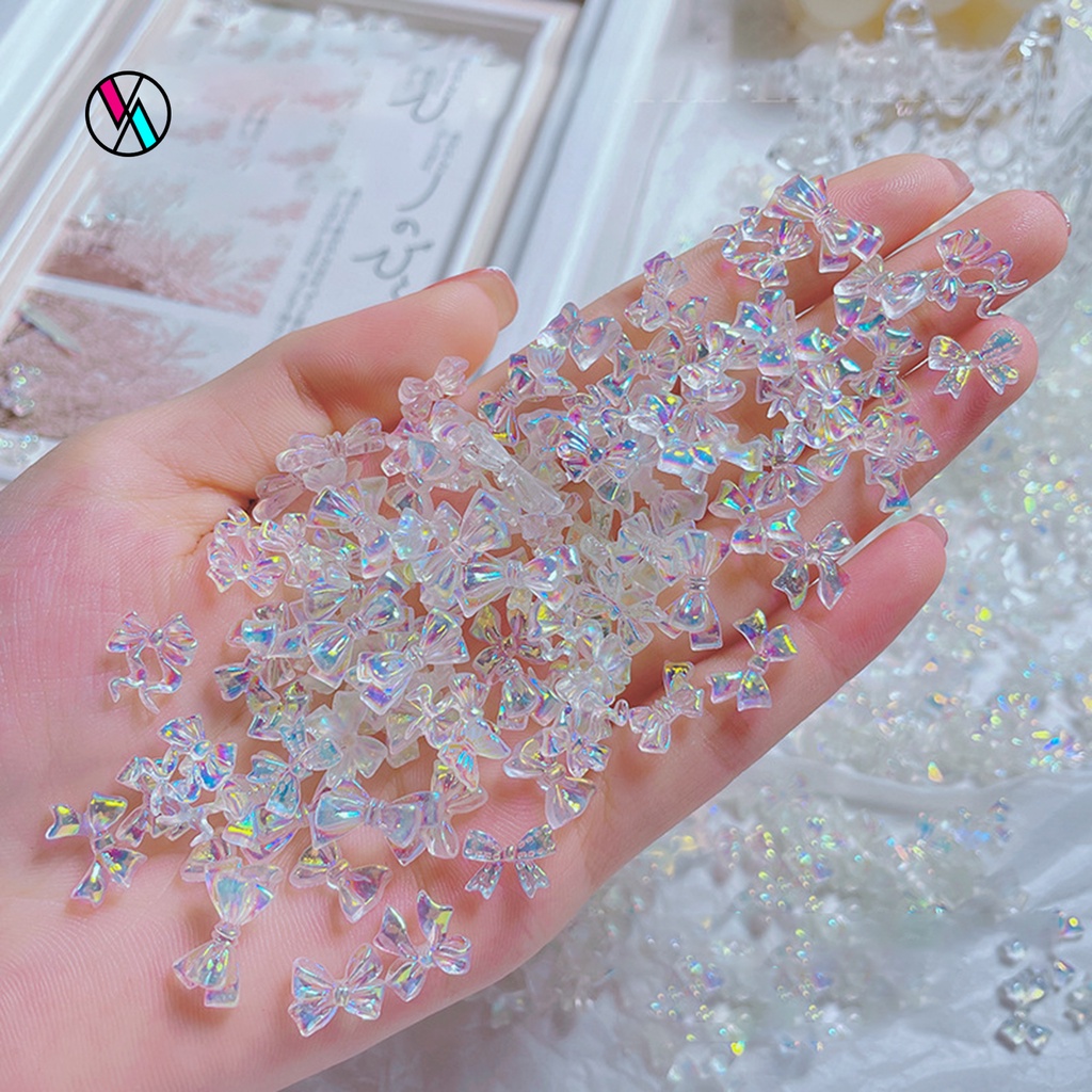 Set 20 nơ đính móng tay đủ màu