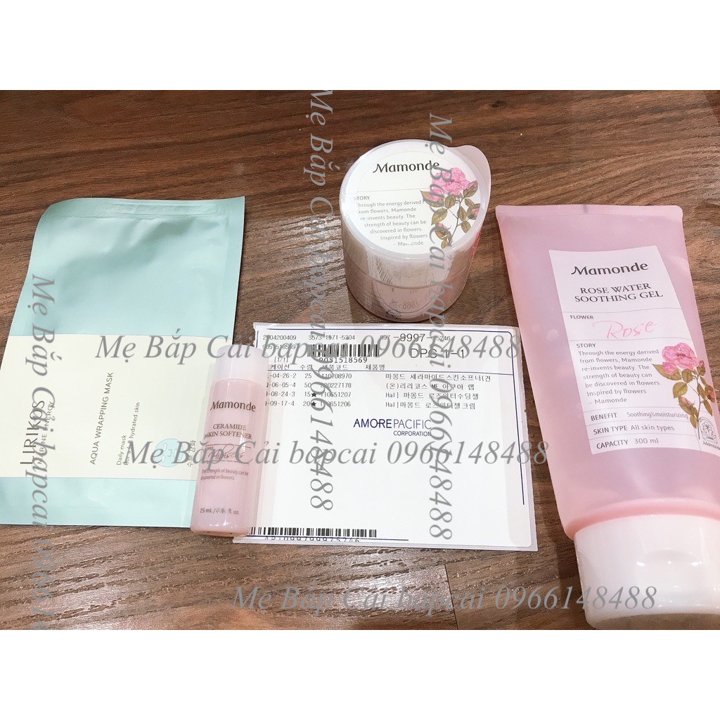 MBC 1 chai Nước hoa hồng Mamonde Water Toner 25ml rose, pore, centella