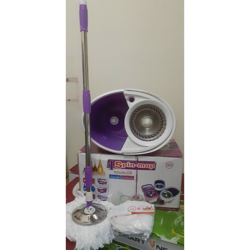 Cây lau nhà 360 độ spin mop