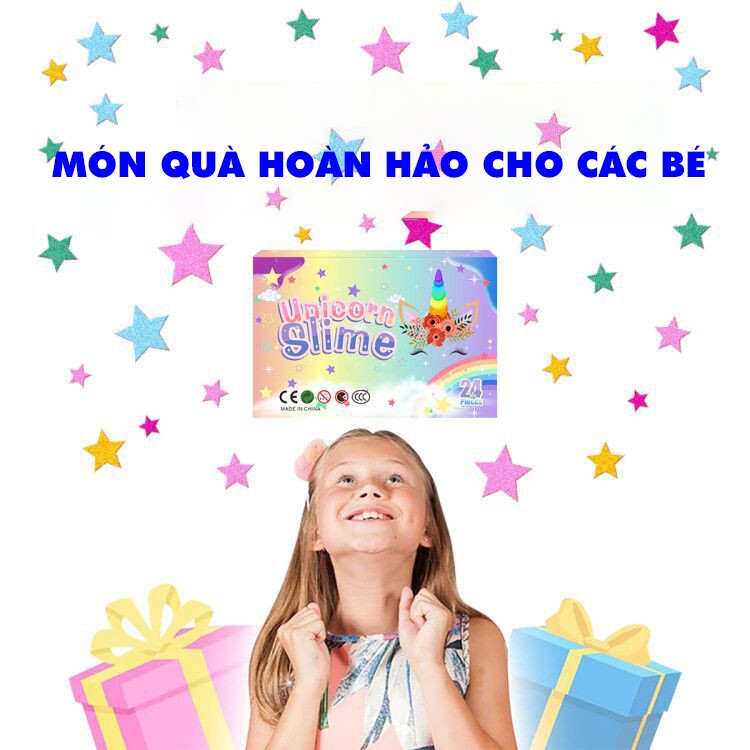 Slime Unicorn - Đồ Chơi Chất Nhờn Ma Thuật, Dụng Cụ Làm Slime Unicorn - Smarthome Toys