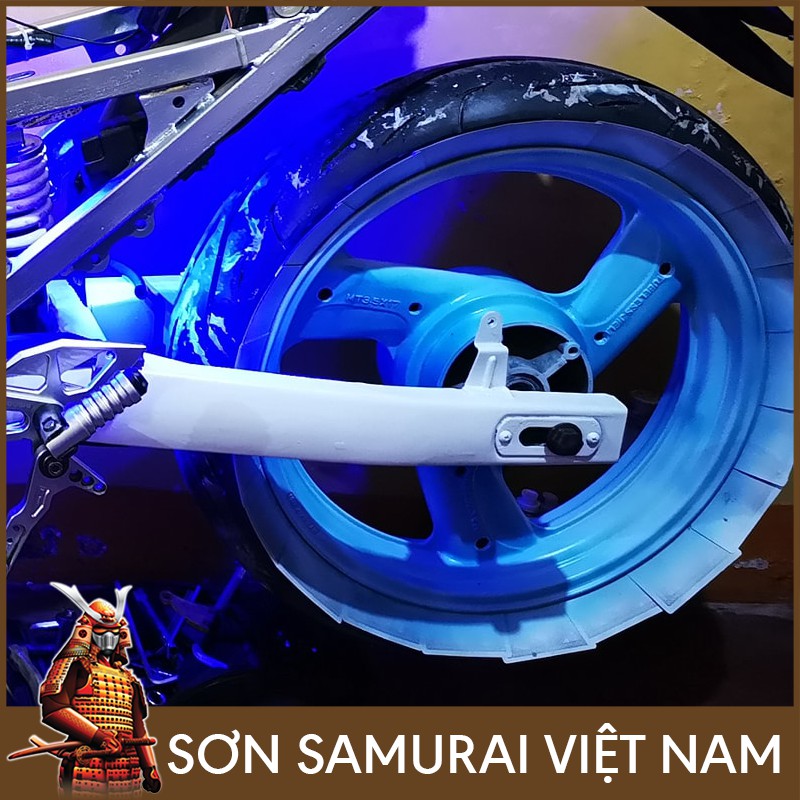 Màu Xanh Huỳnh Quang Sơn Samurai - Combo Màu Xanh 58 Sơn Xịt Samurai