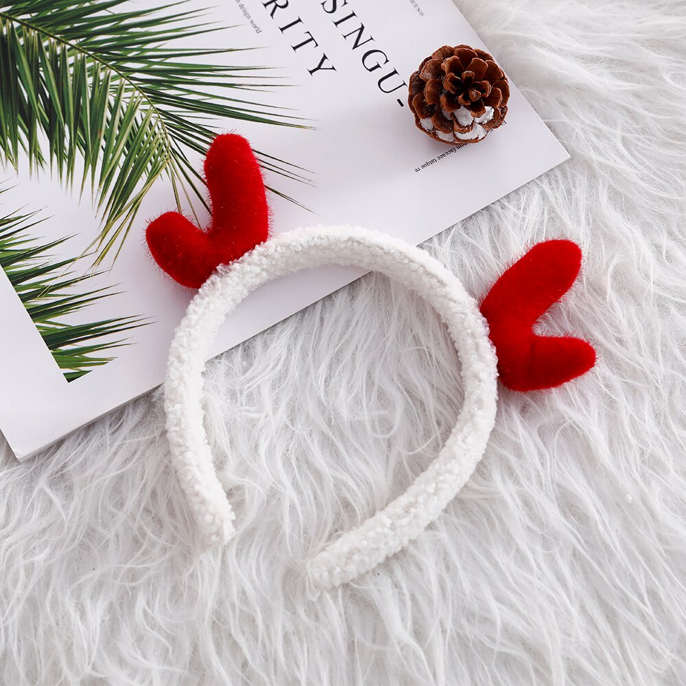 Kẹp tóc hình sừng hươu phong cách giáng sinh