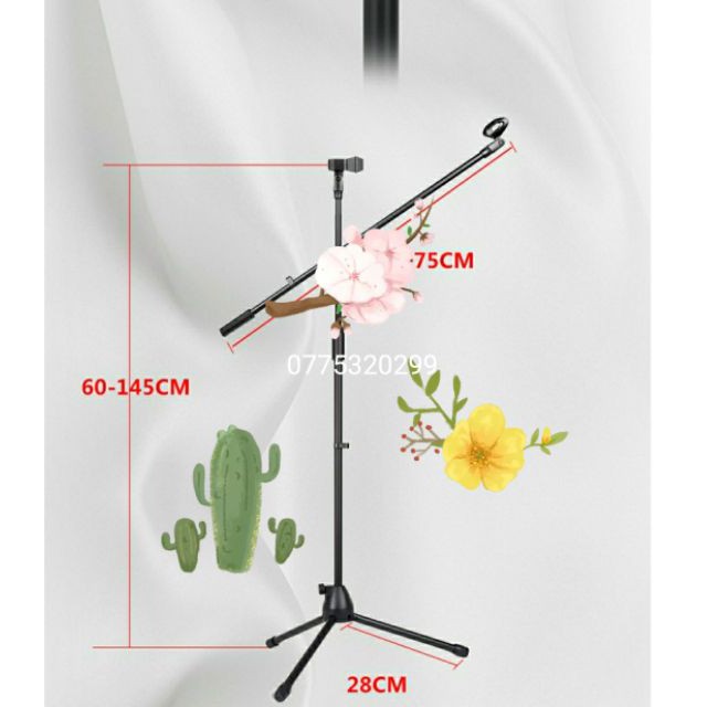 Chân đế micro đứng bom mic stand